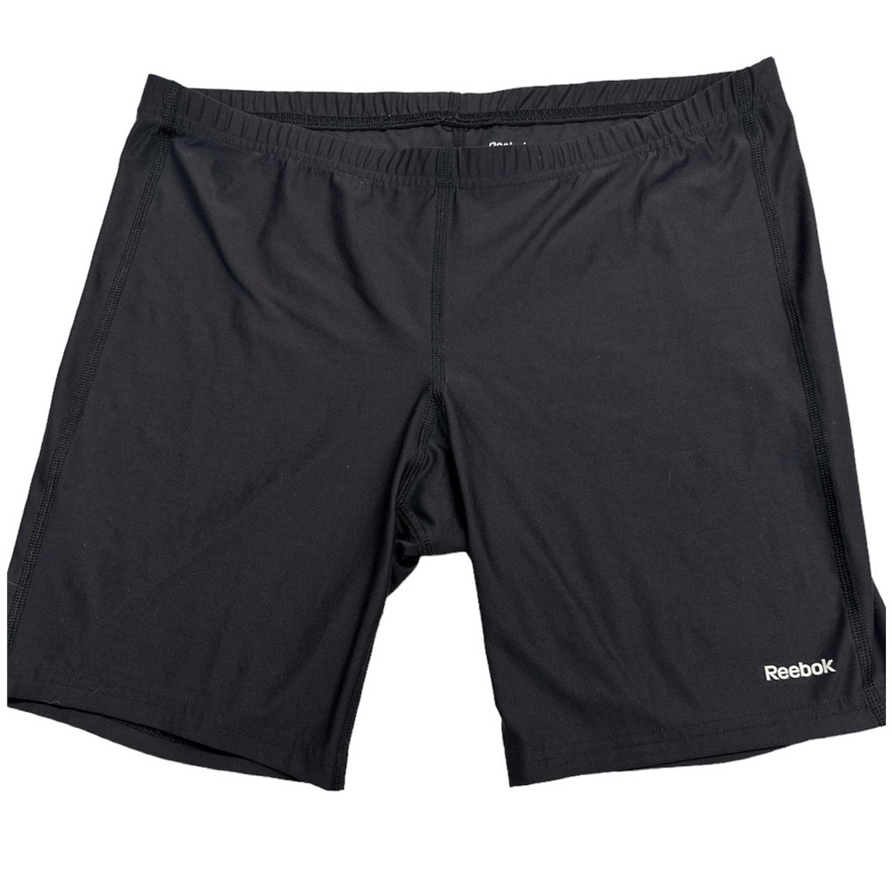 Reebok Black Athleisure Shorts Polyester/Spandex L